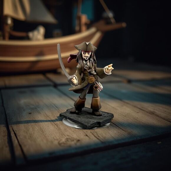 Disney Infinity 1.0  “Captain Jack Sparrow" PS3/PS4/Xbox 360/Wii  A11 - Picture 1 of 8